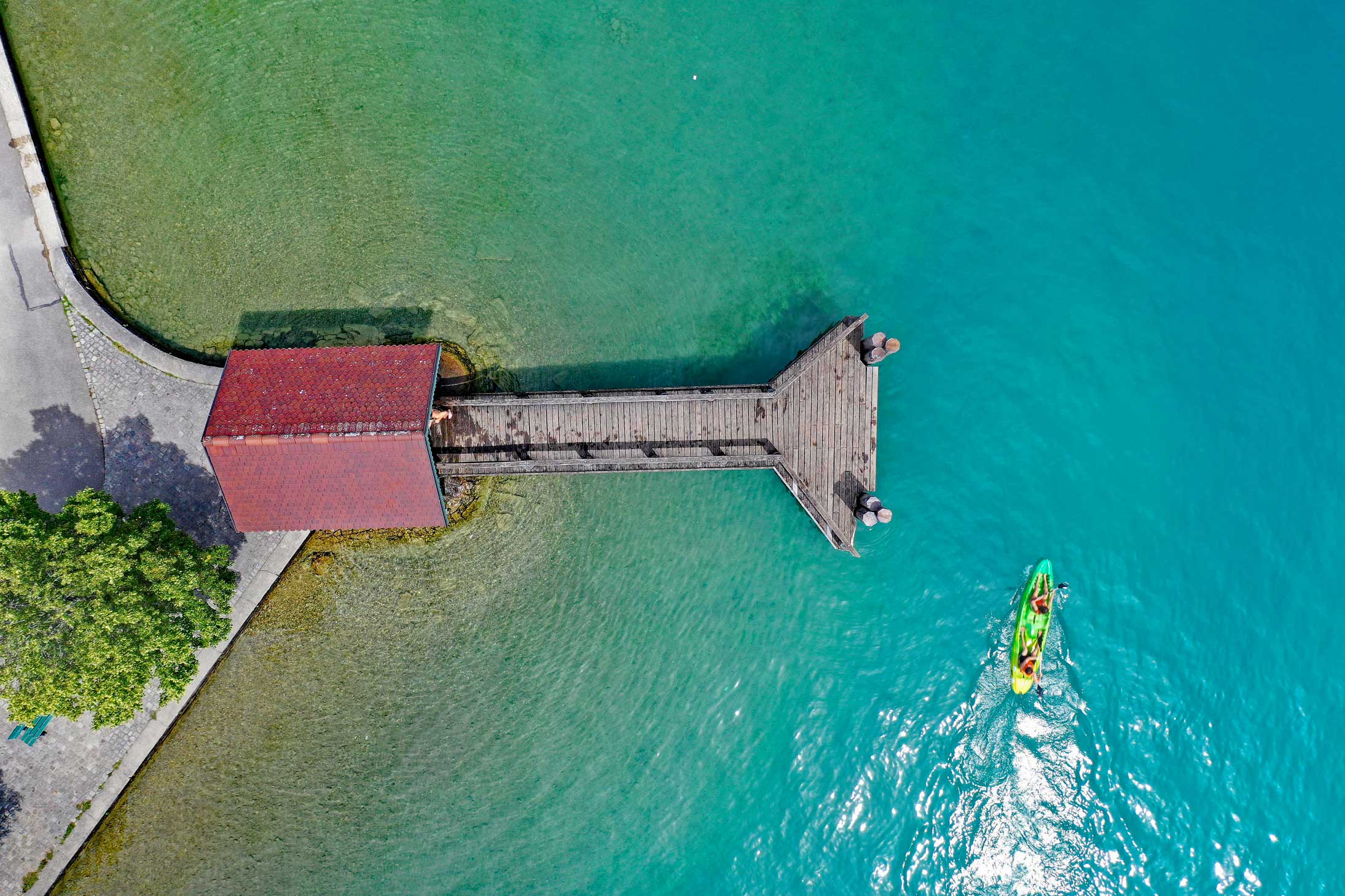 louer un kayak à Saint Jorioz sur le lac d'Annecy