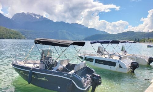location de bateaux sans permis sur le lac d'Annecy à Saint Jorioz